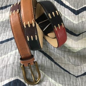 Dockers | multi-color leather belt Size L